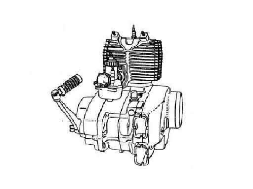 Motorové díly MZ 150 