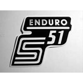 T3 / 24 nálepka víka S51 Enduro Simson